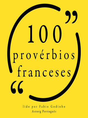 cover image of 100 provérbios franceses